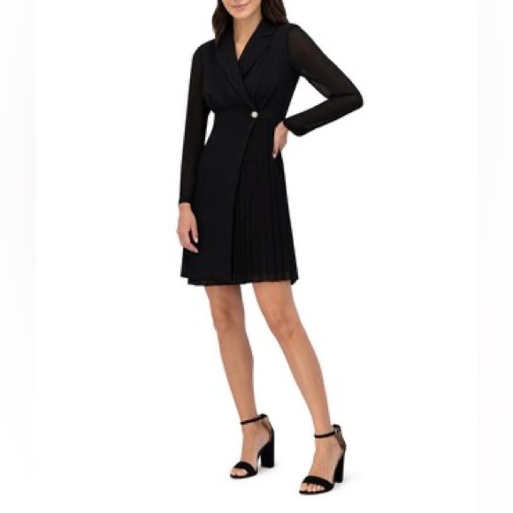 Vince Camuto - Mixed Media Jacket Dress - NWT - Size 4 - Picture 3 of 8